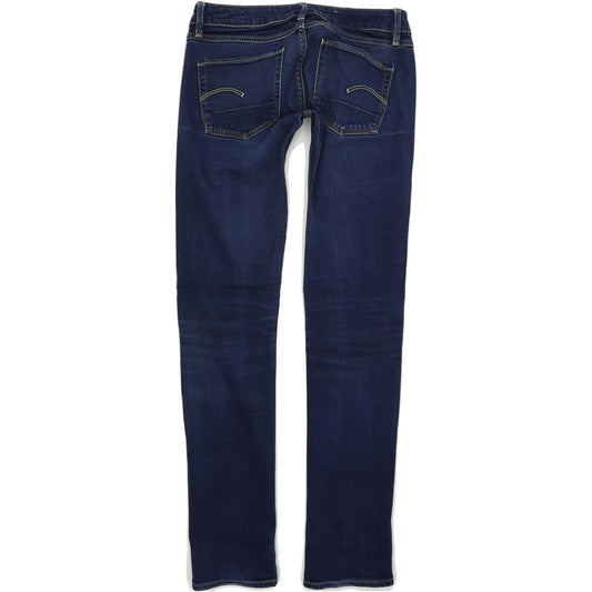 G-Star 3301 Women Blue Straight Regular Stretch Jeans W25 L32