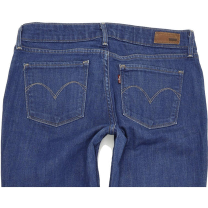 Levi's Demi Curve Women Blue Skinny Slim Stretch Jeans W28 L32