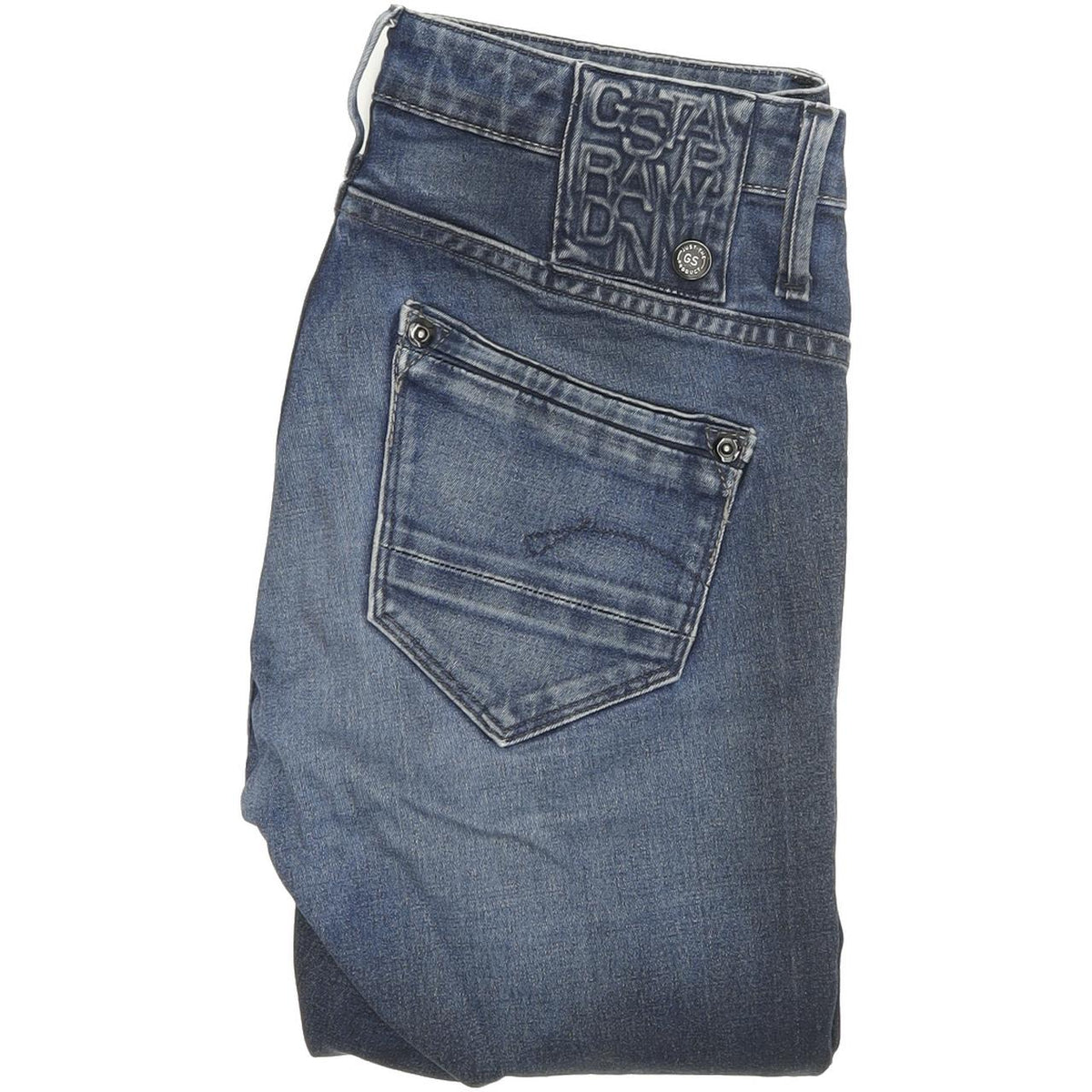 G-Star Midge Women Blue Skinny Slim Stretch Jeans W25 L30
