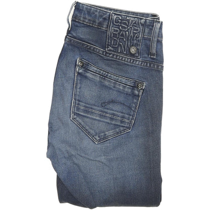 G-Star Midge Women Blue Skinny Slim Stretch Jeans W25 L30