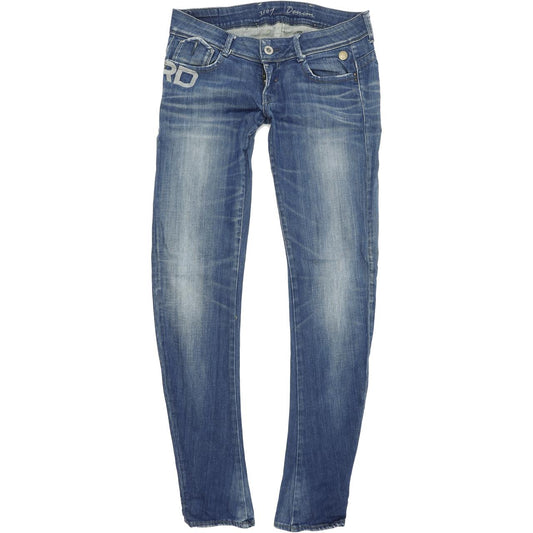 G-Star 56920075 Women Blue Straight Regular Stretch Jeans W29 L34