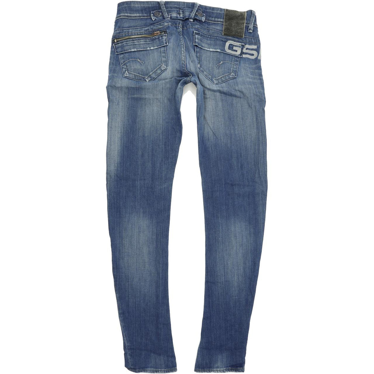 G-Star 56920075 Women Blue Straight Regular Stretch Jeans W29 L34
