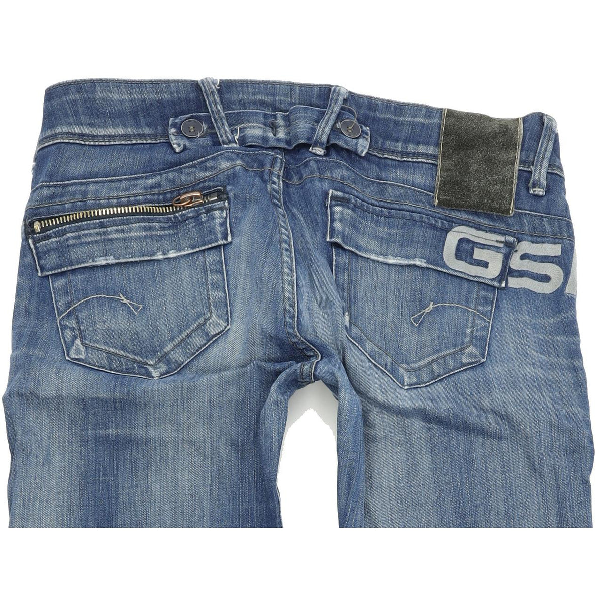 G-Star 56920075 Women Blue Straight Regular Stretch Jeans W29 L34