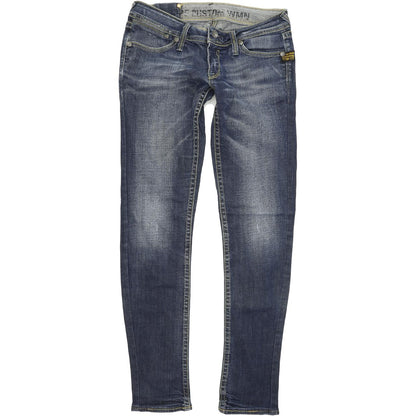 G-Star Core Custom Women Blue Skinny Slim Stretch Jeans W29 L33