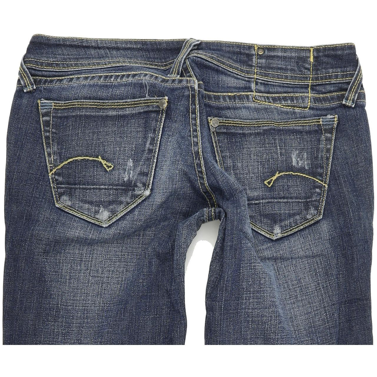G-Star Core Custom Women Blue Skinny Slim Stretch Jeans W29 L33