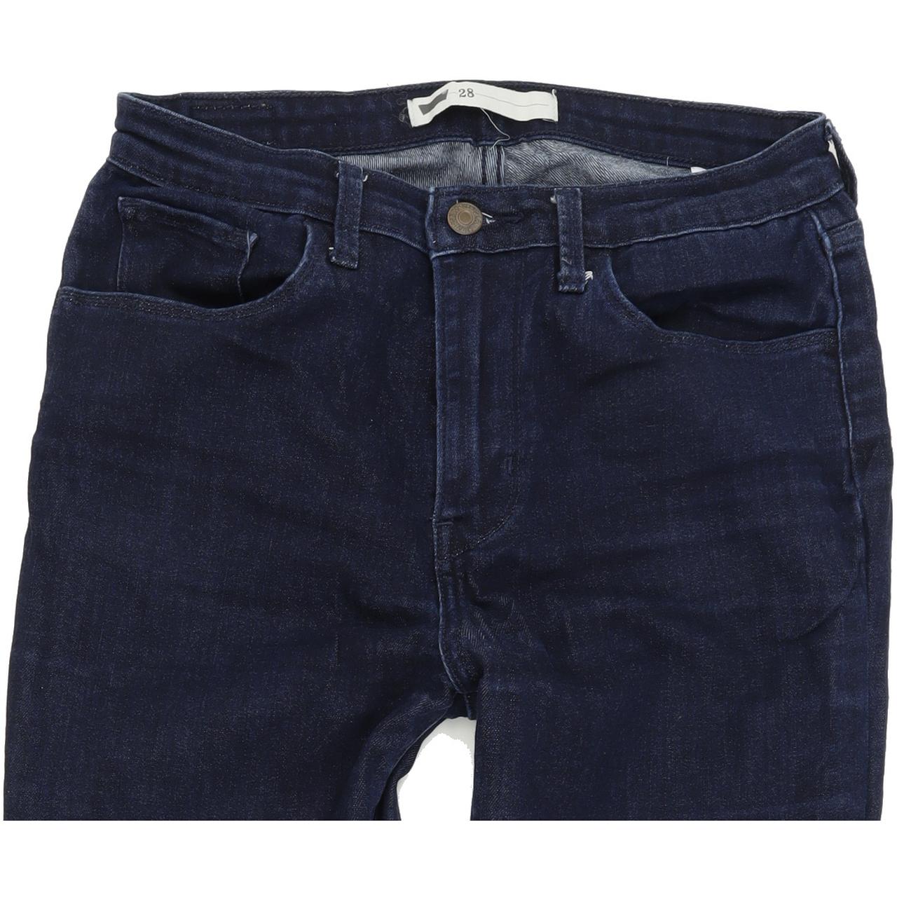 Levi's Women Blue Straight Regular Stretch Jeans W28 L30