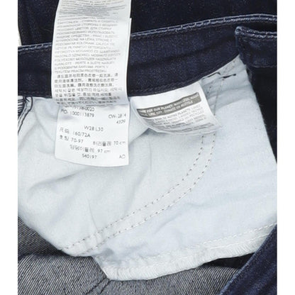 Levi's Women Blue Straight Regular Stretch Jeans W28 L30