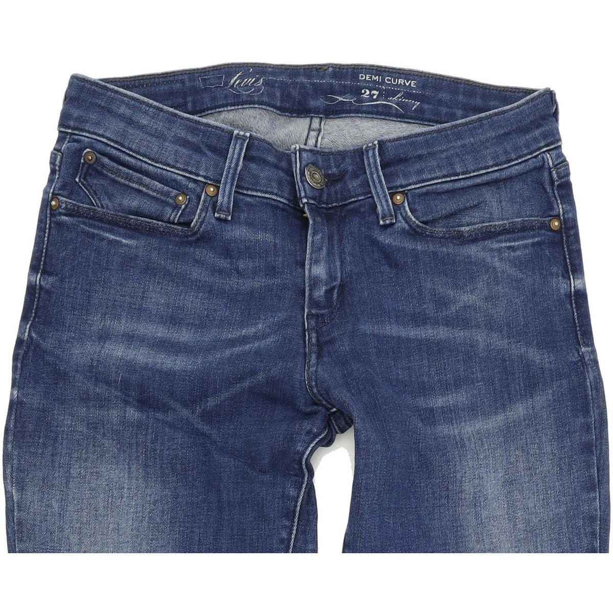 Levi's Demi Curve Women Blue Skinny Slim Stretch Jeans W27 L32