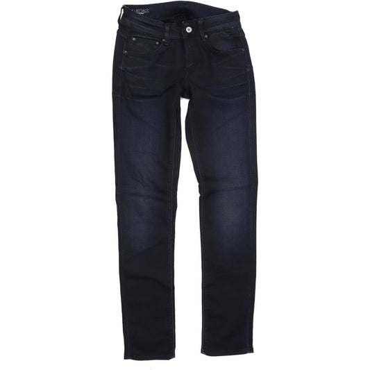 G-Star Attacc Women Blue Straight Regular Stretch Jeans W28 L32