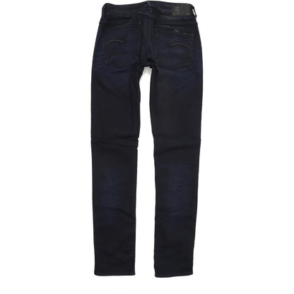 G-Star Attacc Women Blue Straight Regular Stretch Jeans W28 L32