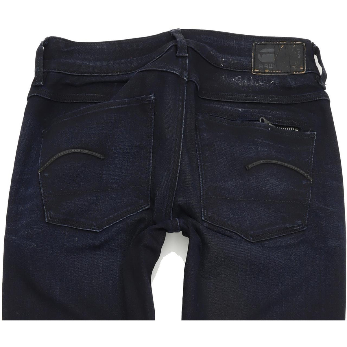 G-Star Attacc Women Blue Straight Regular Stretch Jeans W28 L32