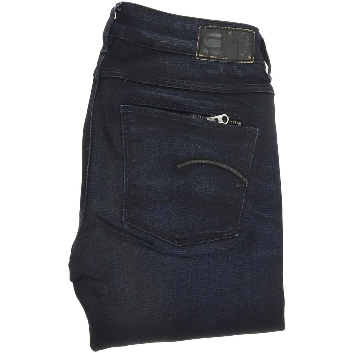 G-Star Attacc Women Blue Straight Regular Stretch Jeans W28 L32