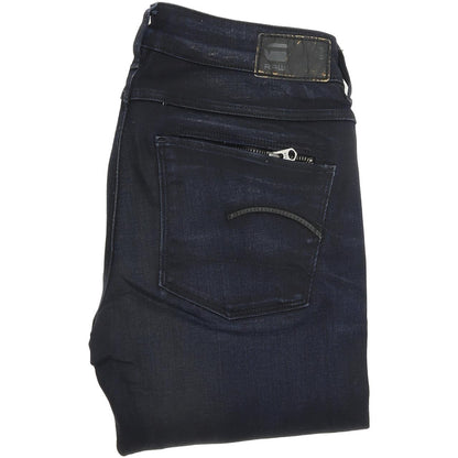 G-Star Attacc Women Blue Straight Regular Stretch Jeans W28 L32