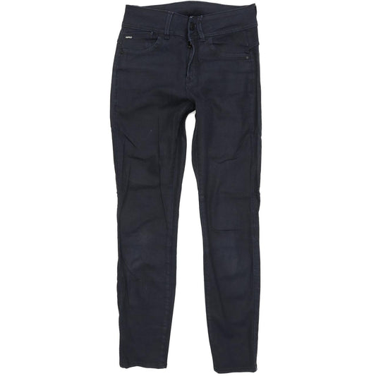 G-Star Lynn High Women Blue Skinny Slim Stretch Jeans W26 L30