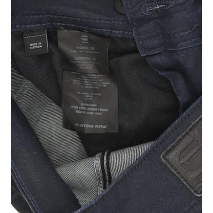 G-Star Lynn High Women Blue Skinny Slim Stretch Jeans W26 L30