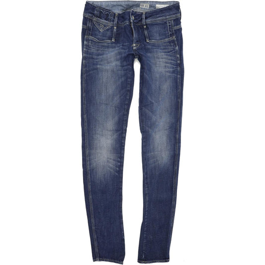 G-Star Cube Women Blue Skinny Slim Stretch Jeans W30 L34