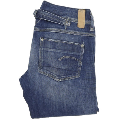 G-Star Cube Women Blue Skinny Slim Stretch Jeans W30 L34