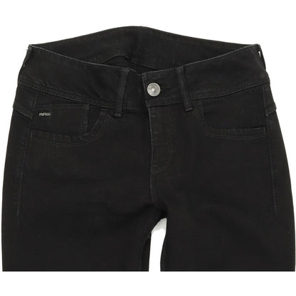 G-Star Lynn Mid Ankle Women Black Skinny Slim Jeans W27 L32