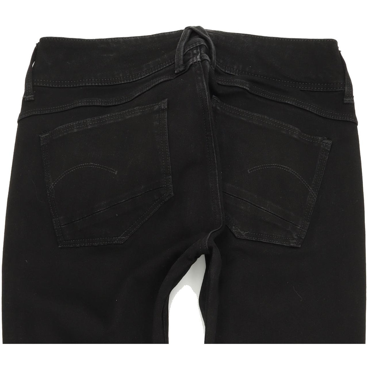 G-Star Lynn Mid Ankle Women Black Skinny Slim Jeans W27 L32