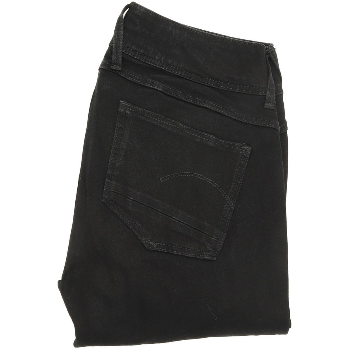 G-Star Lynn Mid Ankle Women Black Skinny Slim Jeans W27 L32