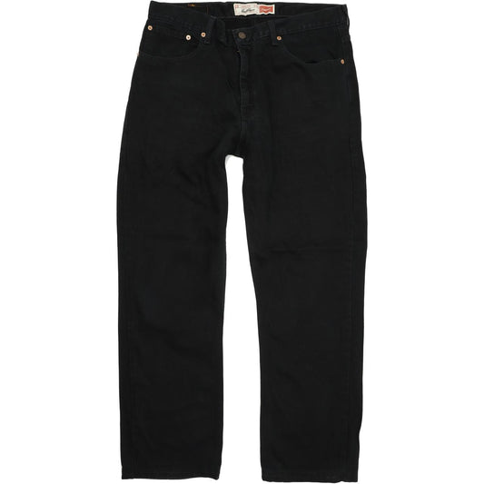 Levi's Signature Men Black Straight Regular Jeans W36 L30