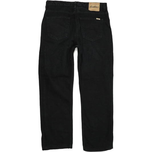 Levi's Signature Men Black Straight Regular Jeans W36 L30