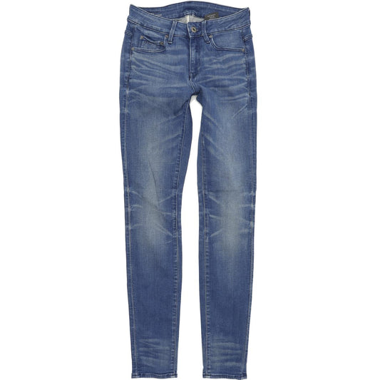 Levi's 3301 Contour Women Blue Skinny Slim Stretch Jeans W25 L32
