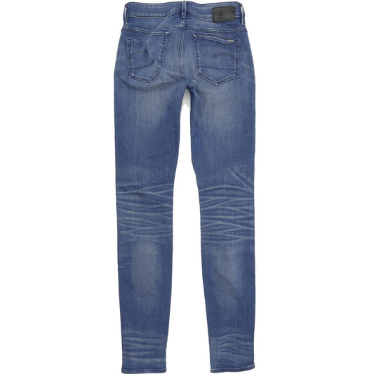 Levi's 3301 Contour Women Blue Skinny Slim Stretch Jeans W25 L32