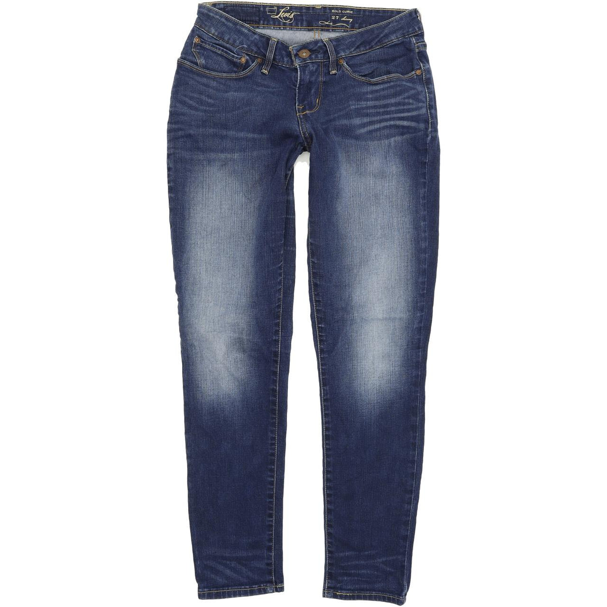 Levi's Bold Curve Women Blue Skinny Slim Stretch Jeans W27 L30