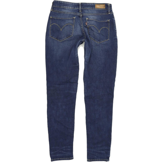 Levi's Bold Curve Women Blue Skinny Slim Stretch Jeans W27 L30