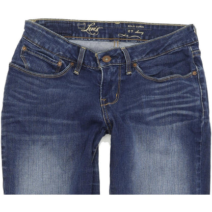 Levi's Bold Curve Women Blue Skinny Slim Stretch Jeans W27 L30