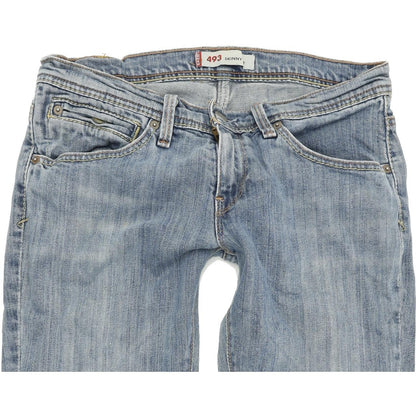 Levi's 493 Women Blue Skinny Slim Stretch Jeans W29 L32