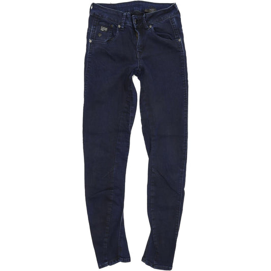G-Star Arc 3D Women Blue Skinny Slim Jegging Stretch Jeans W28 L30