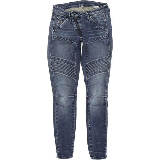 G-Star 5620 Women Blue Skinny Slim Stretch Jeans W25 L30