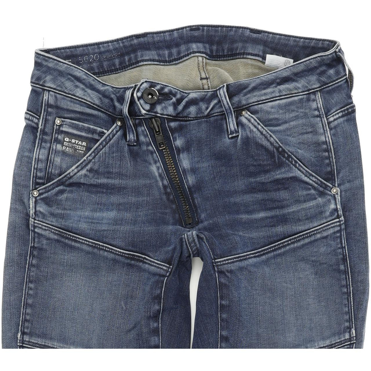 G-Star 5620 Women Blue Skinny Slim Stretch Jeans W25 L30