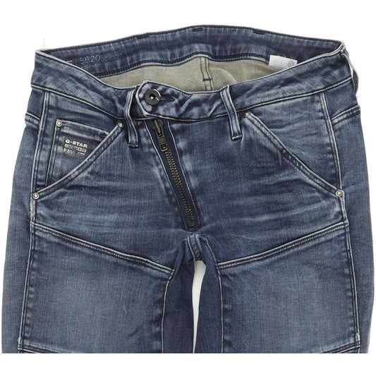 G-Star 5620 Women Blue Skinny Slim Stretch Jeans W25 L30