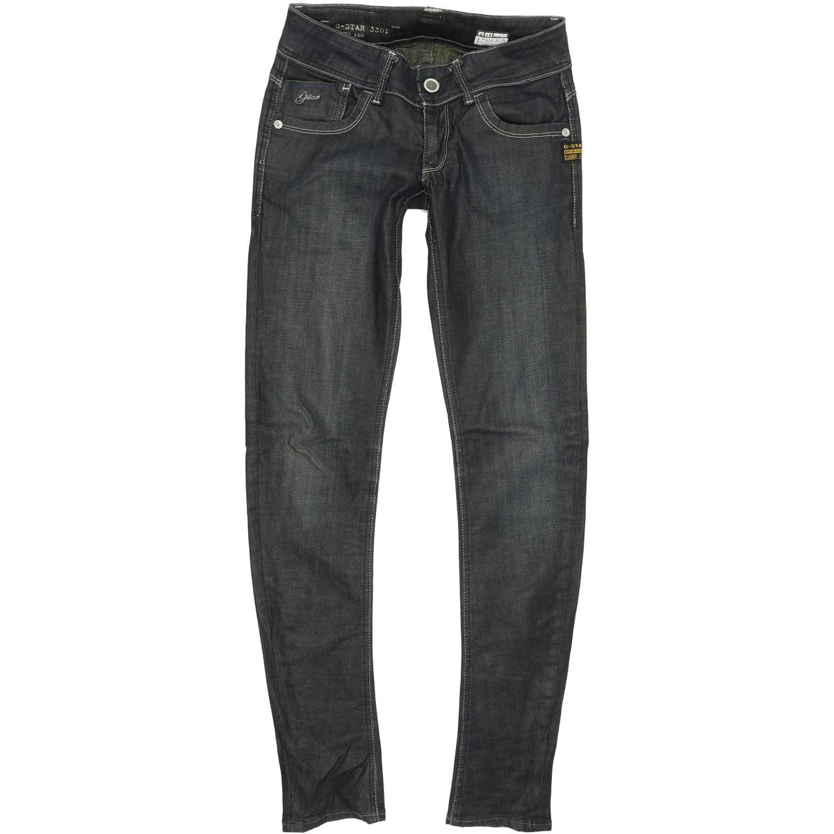 G-Star Lynn Women Blue Skinny Slim Stretch Jeans W24 L32