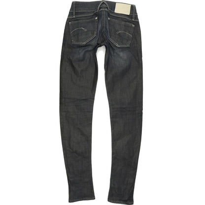 G-Star Lynn Women Blue Skinny Slim Stretch Jeans W24 L32
