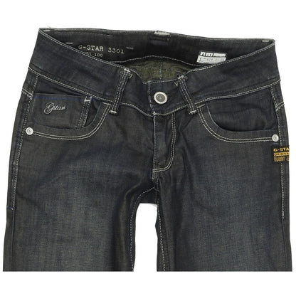G-Star Lynn Women Blue Skinny Slim Stretch Jeans W24 L32