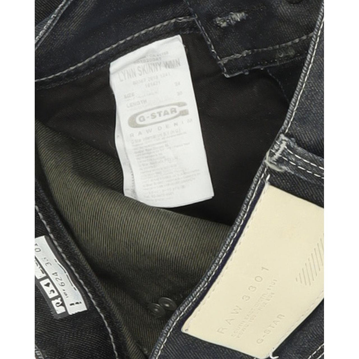 G-Star Lynn Women Blue Skinny Slim Stretch Jeans W24 L32