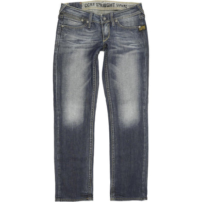 G-Star Core Women Blue Straight Regular Jeans W29 L32