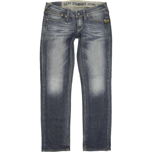 G-Star Core Women Blue Straight Regular Jeans W29 L32