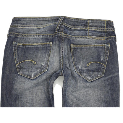 G-Star Core Women Blue Straight Regular Jeans W29 L32