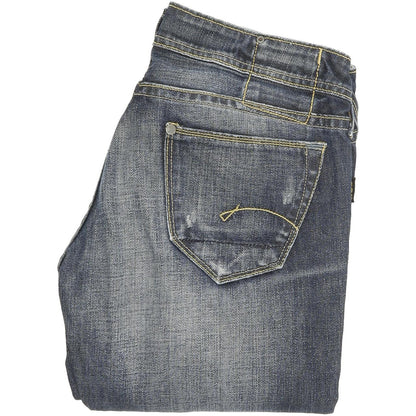 G-Star Core Women Blue Straight Regular Jeans W29 L32