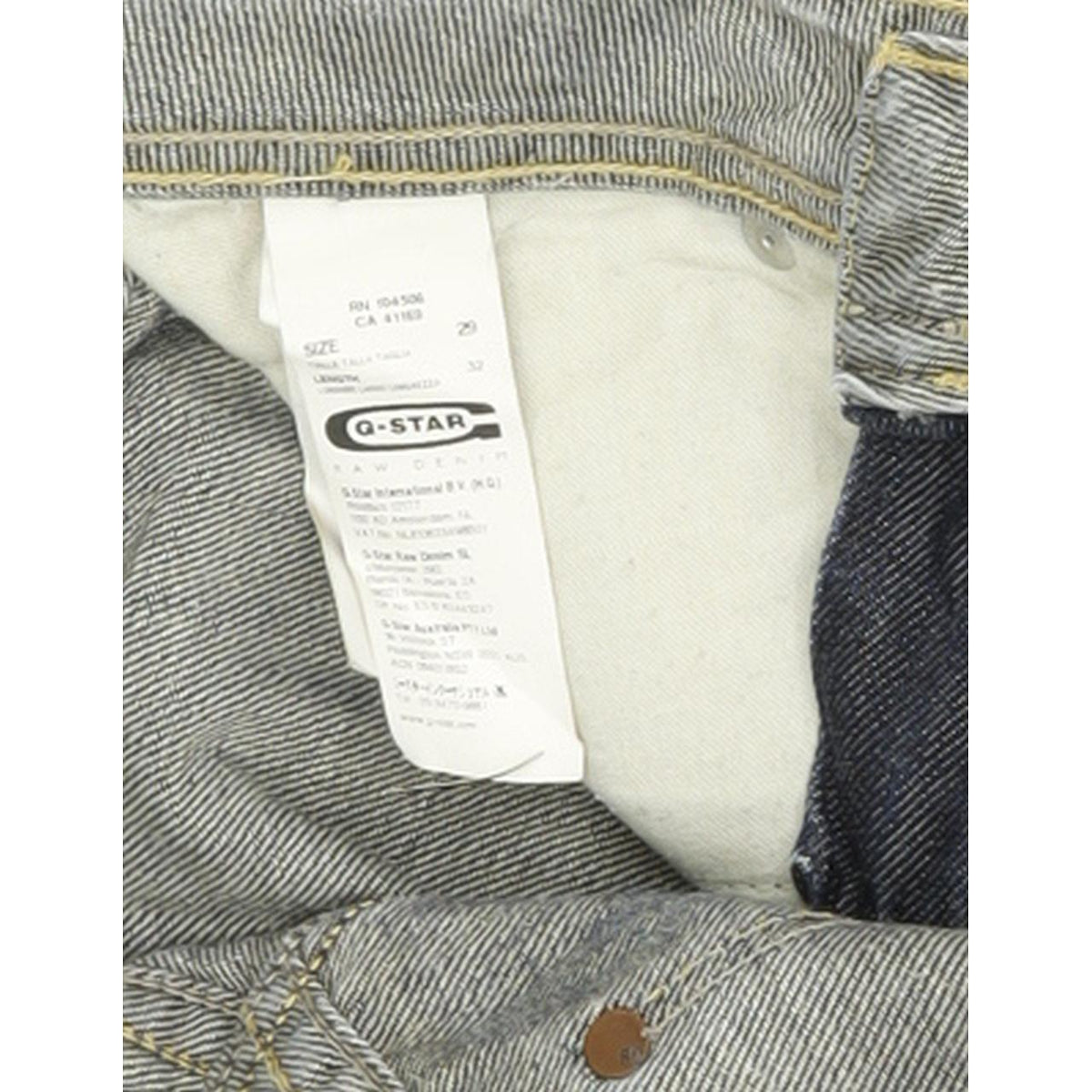 G-Star Core Women Blue Straight Regular Jeans W29 L32