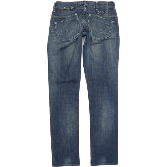 G-Star Midge Women Blue Straight Regular Jeans W28 L34