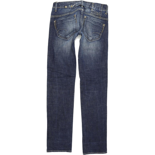 G-Star Midge Women Blue Straight Regular Stretch Jeans W26 L32