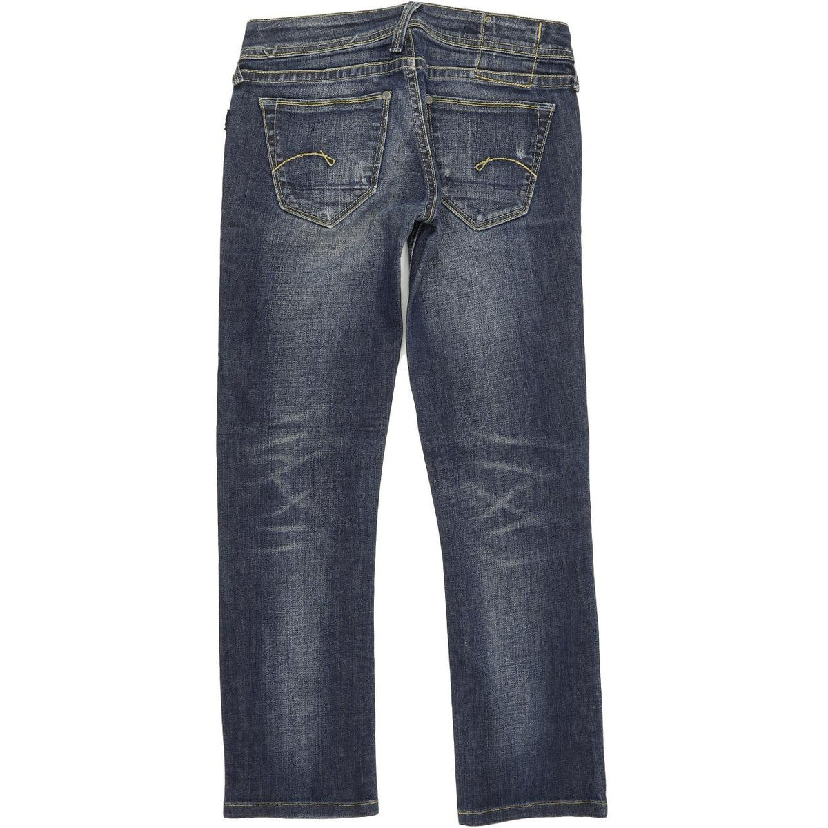 G-Star Core Women Blue Straight Regular Stretch Jeans W28 L28