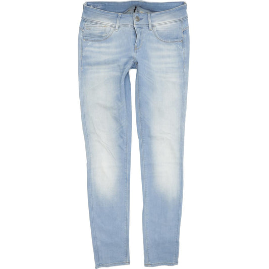 G-Star Women Blue Skinny Slim Stretch Jeans W28 L32