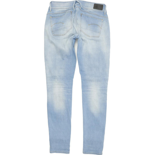 G-Star Women Blue Skinny Slim Stretch Jeans W28 L32